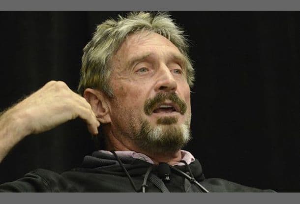 McAfee steht weiterhin zu seiner “Penis-Wette”