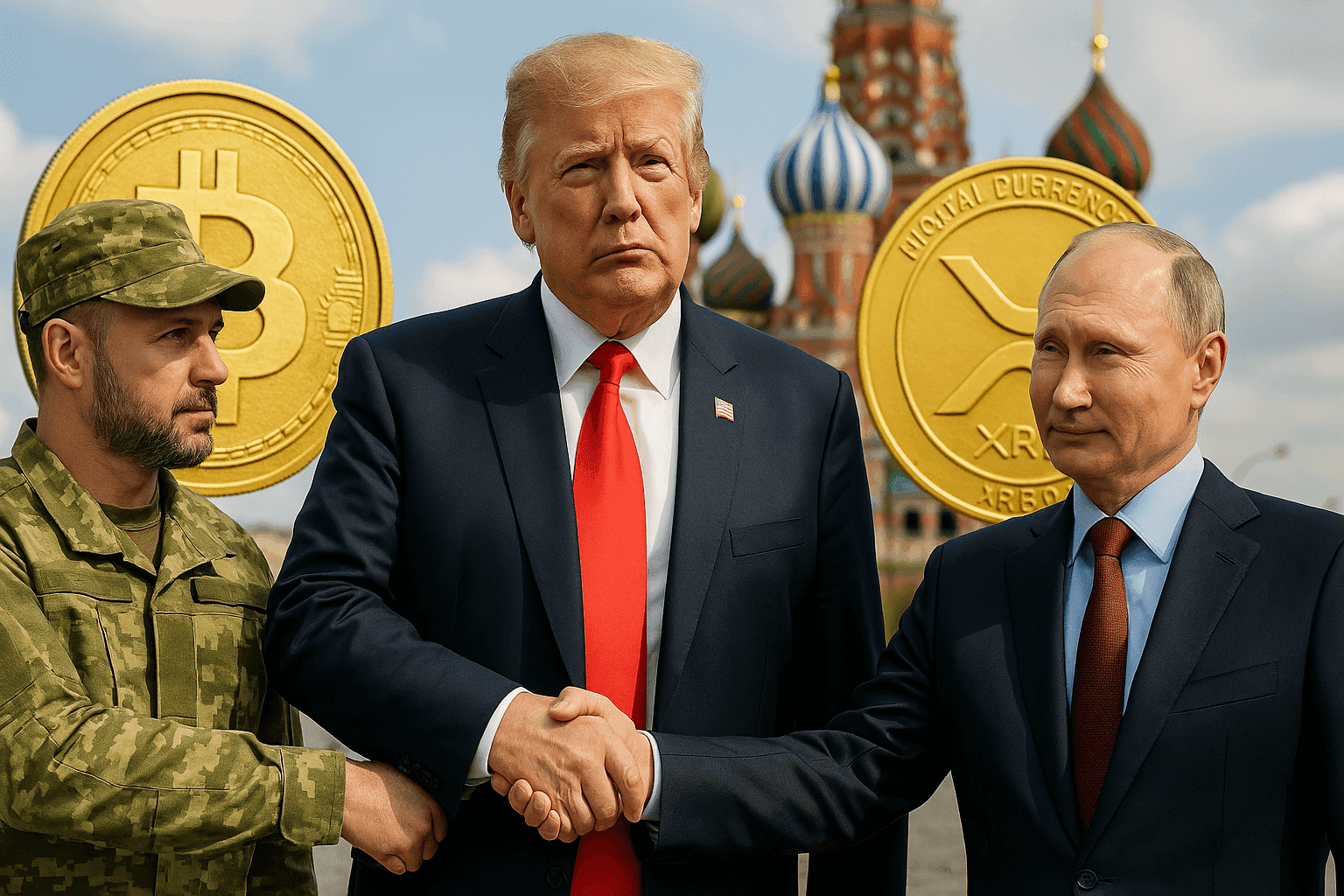 Donald Trump Announces Russia-Ukraine Peace Plan Fueled by Bitcoin and XRP During Secret Moscow Visit