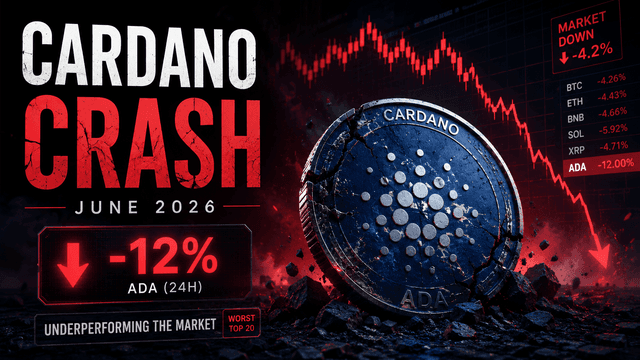 Cardano Crash June 2026 - ADA Crash