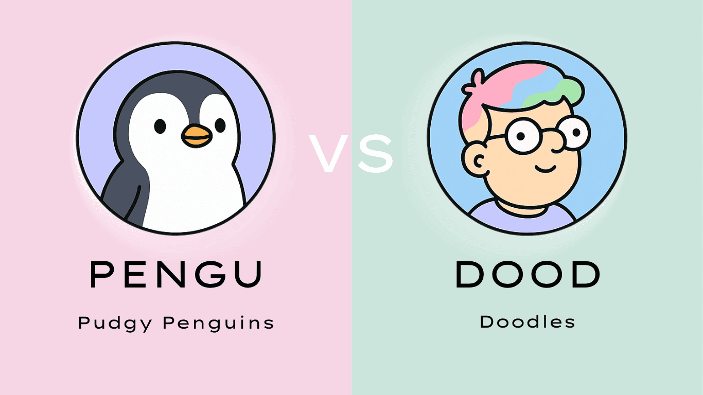 Pudgy Penguins (PENGU) contre Doodles (DOOD)