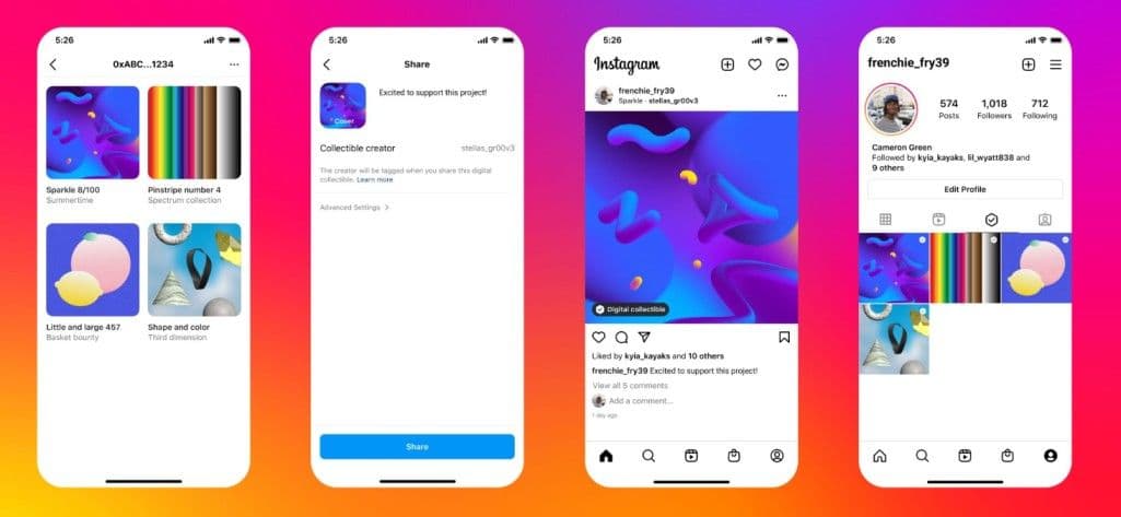 How to post NFTs on Instagram? New features dropping soon! Read on