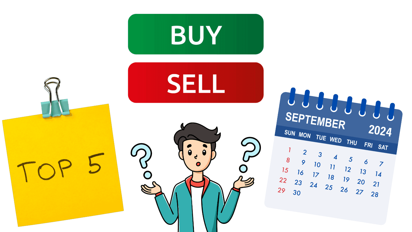 Top 5 des perdants de la semaine en cryptos: Septembre 2024