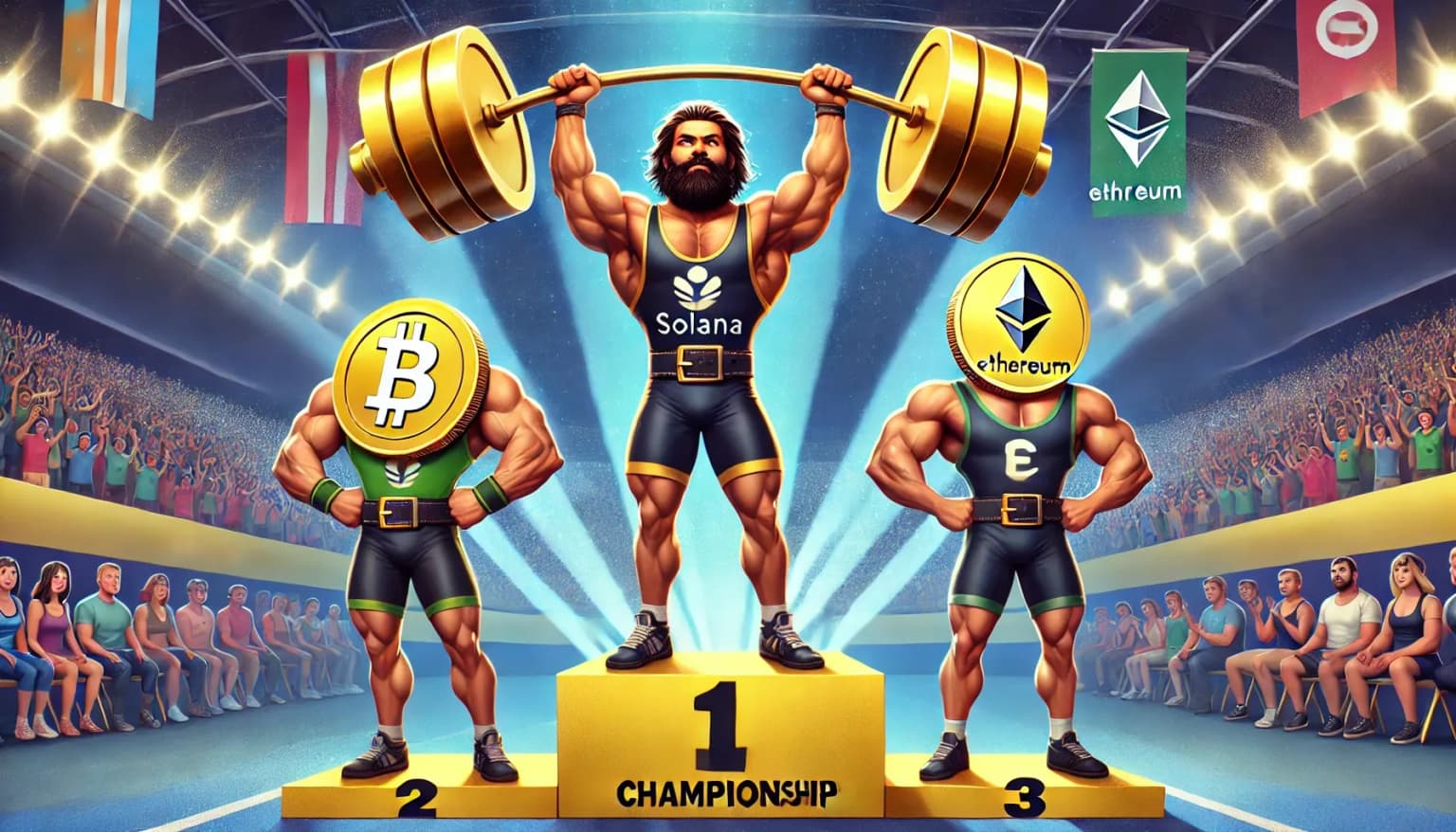 Today's Top Performers: Solana, Bitcoin and Ethereum