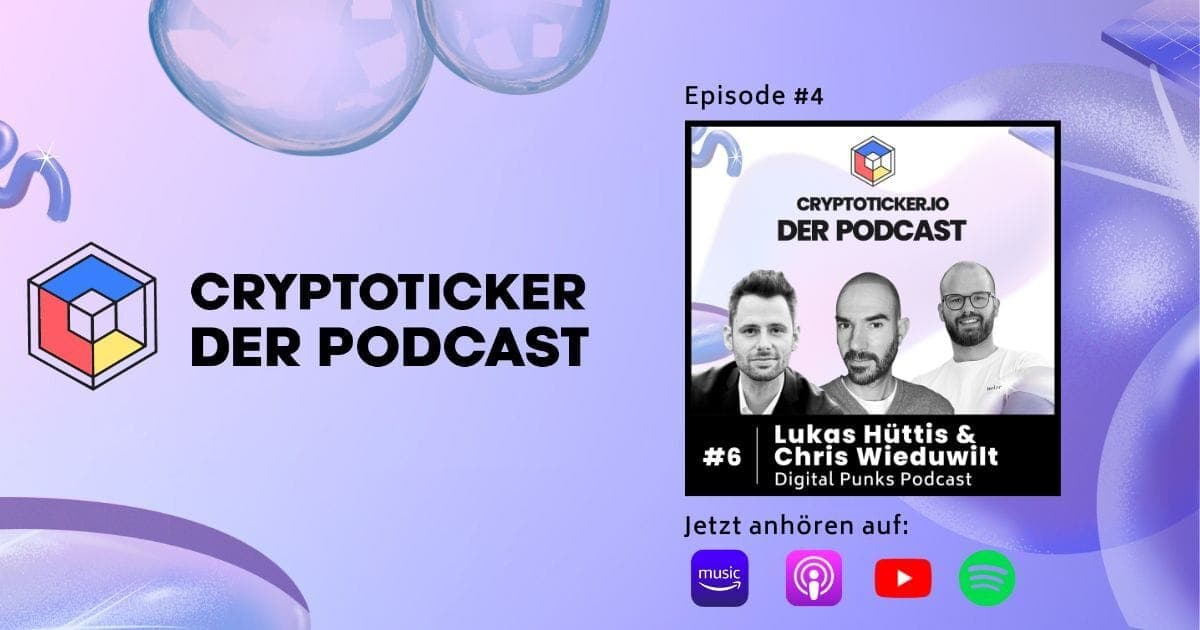 Wie NFTs und Web3 die Musikbranche revolutionieren werden/konnen: Ein Einblick in unsere Podcast-Folge Nummer 6 von “Cryptoticker Der Podcast”