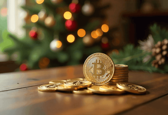 crypto coins christmas