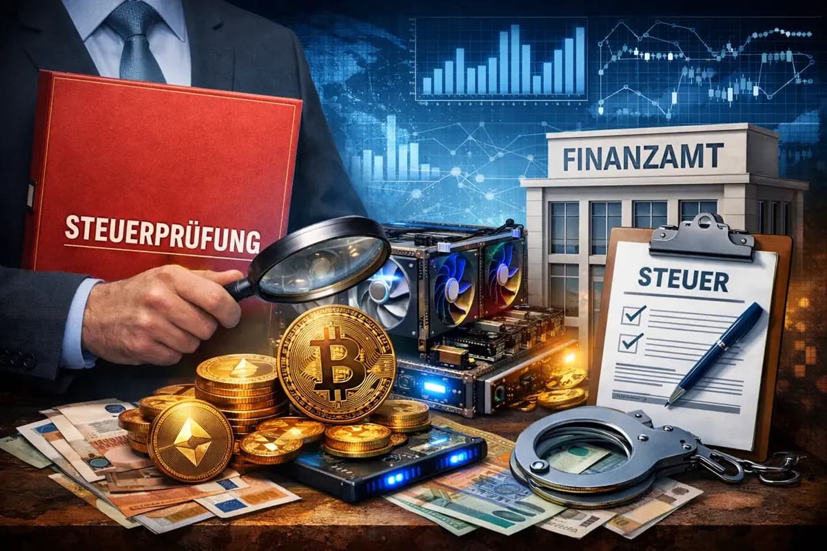 Featured image of Mining-Einnahmen versteuern: Behörden verschärfen Kontrolle für private und gewerbliche Miner