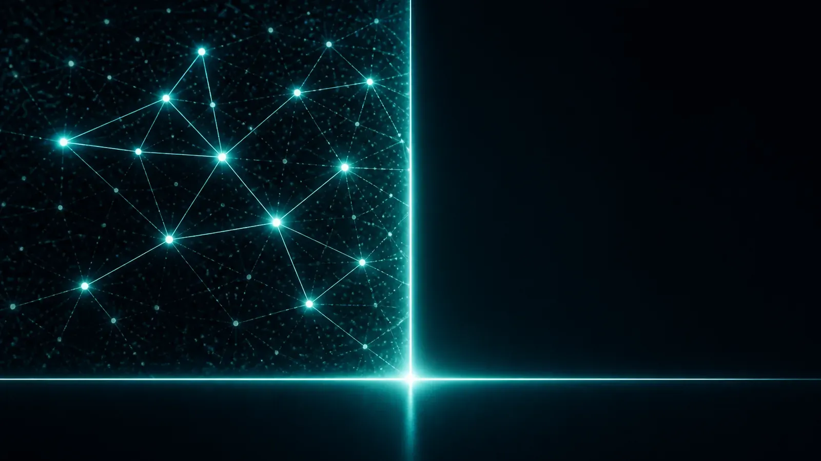 Abstract illustration of the Pi Network Protocol 26 deadline: a wide field of dimmed points with only a few still connected and lit