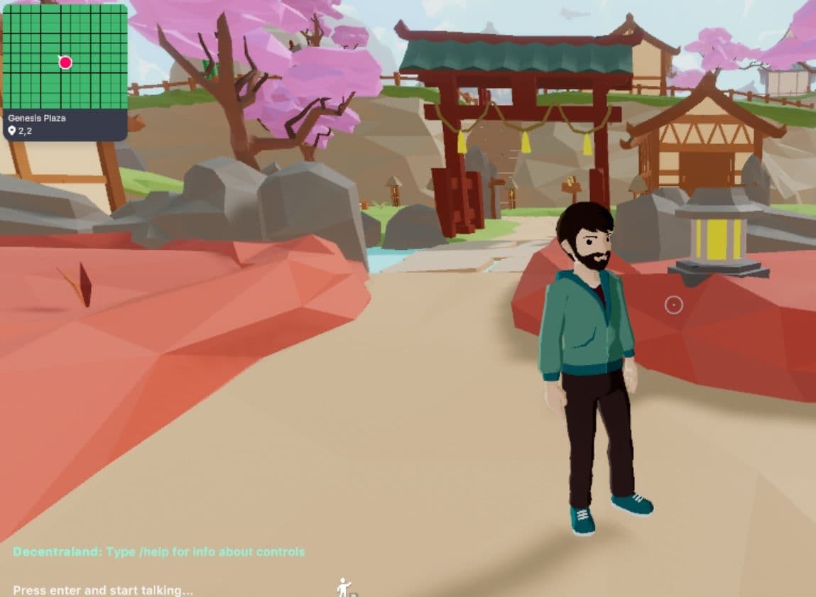 Ethereum Spiel Decentraland startet 3D Welt