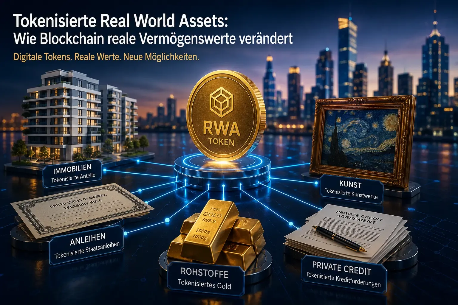 Tokenized Real World Assets - Wie Blockchain reale Vermögenswerte verändert