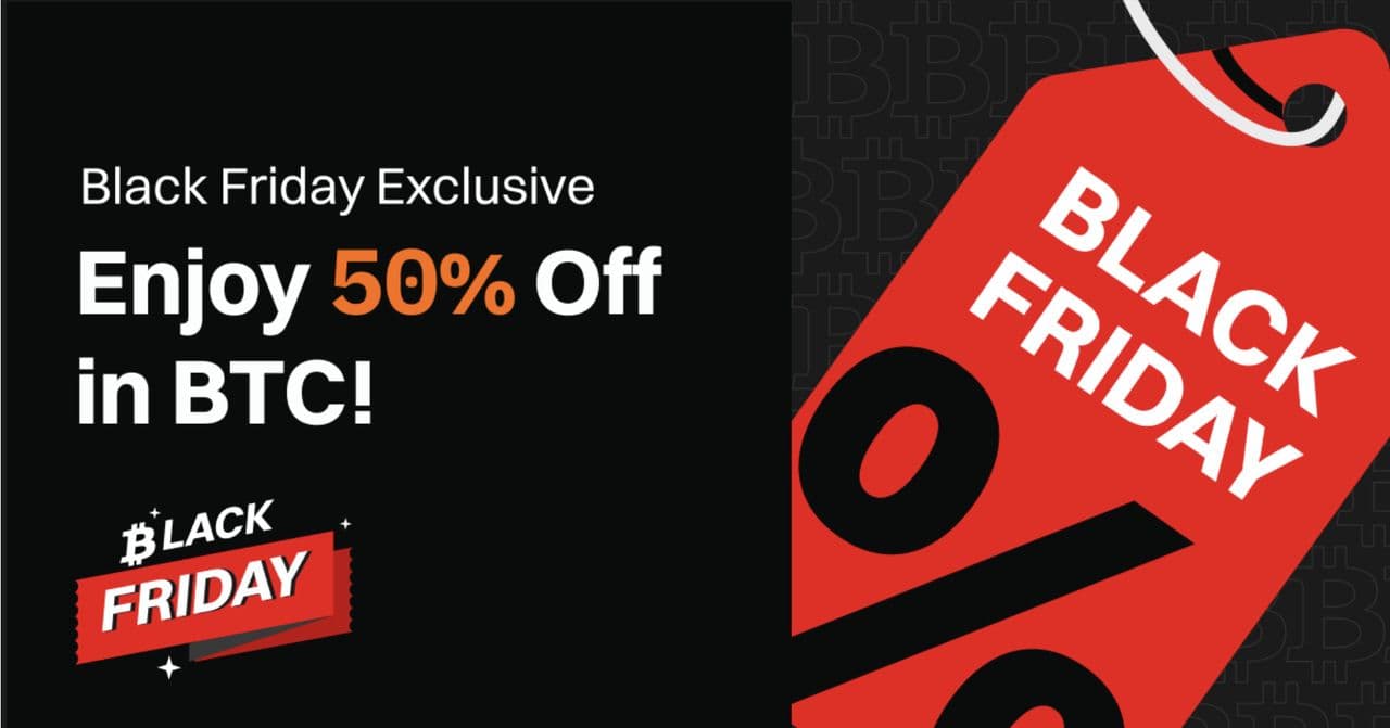 Bitget Black Friday Special: Große Rabatte auf Bitcoin
