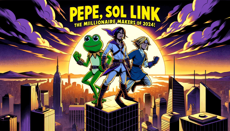 Die drei besten Kryptowährungen, die dich bis 2024 zum Millionär machen könnten