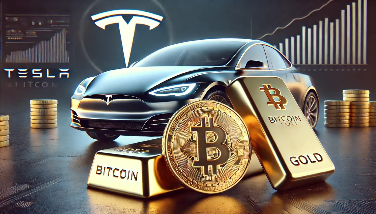 Tesla contre Bitcoin contre Or