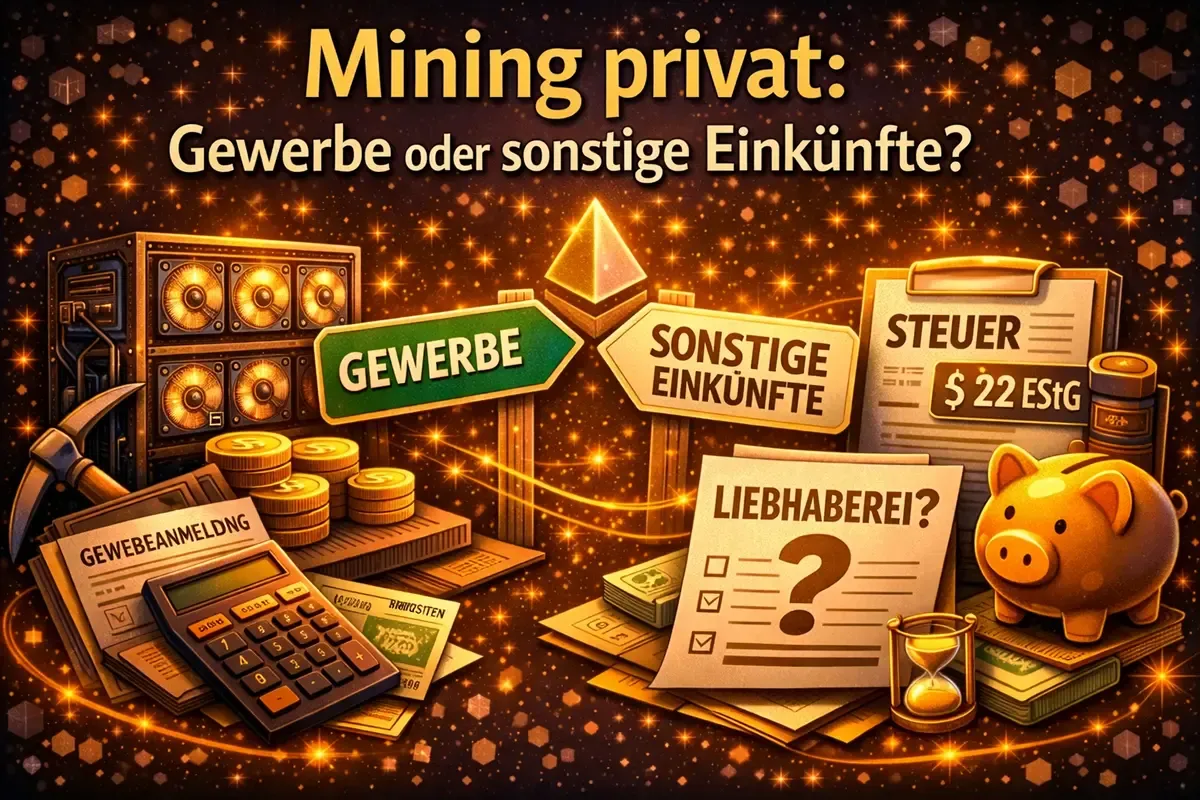 Featured image of Mining privat: Gewerbe oder sonstige Einkünfte?