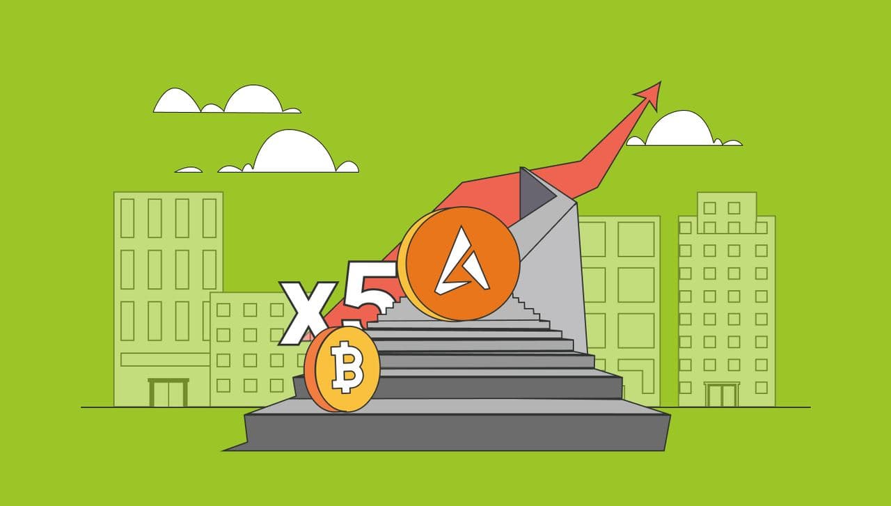Schau dir an, welcher Coin 5-mal schneller als der Bitcoin wachst