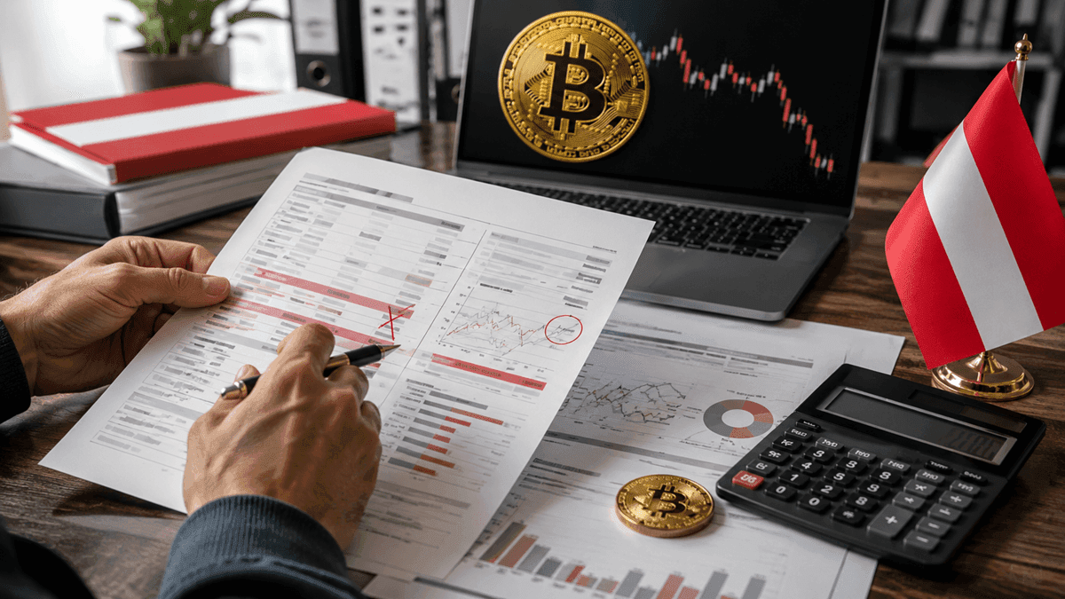 Featured image of Bitcoin-Steuerreport falsch: Was Anleger in Österreich tun können