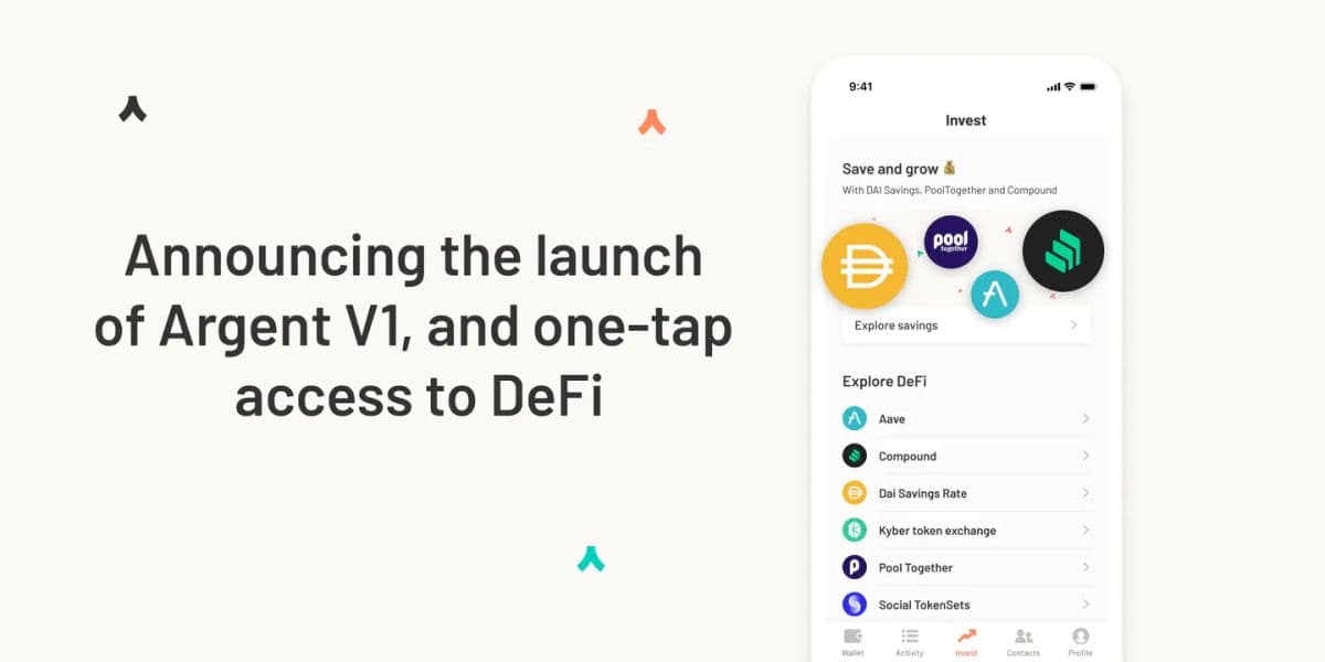 Argent v1 Smart Wallet – 1-Click Comprehensive DeFi On The Go