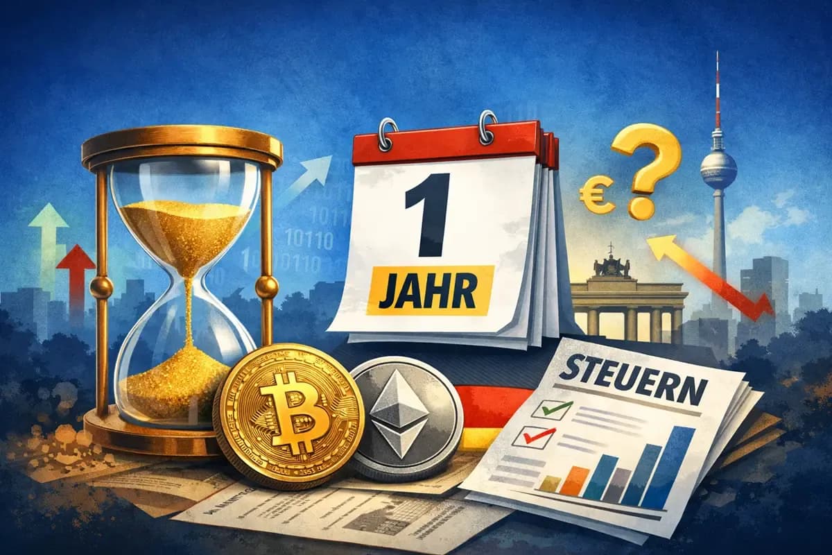 Featured image of Haltefrist bei Kryptowährungen einfach erklärt