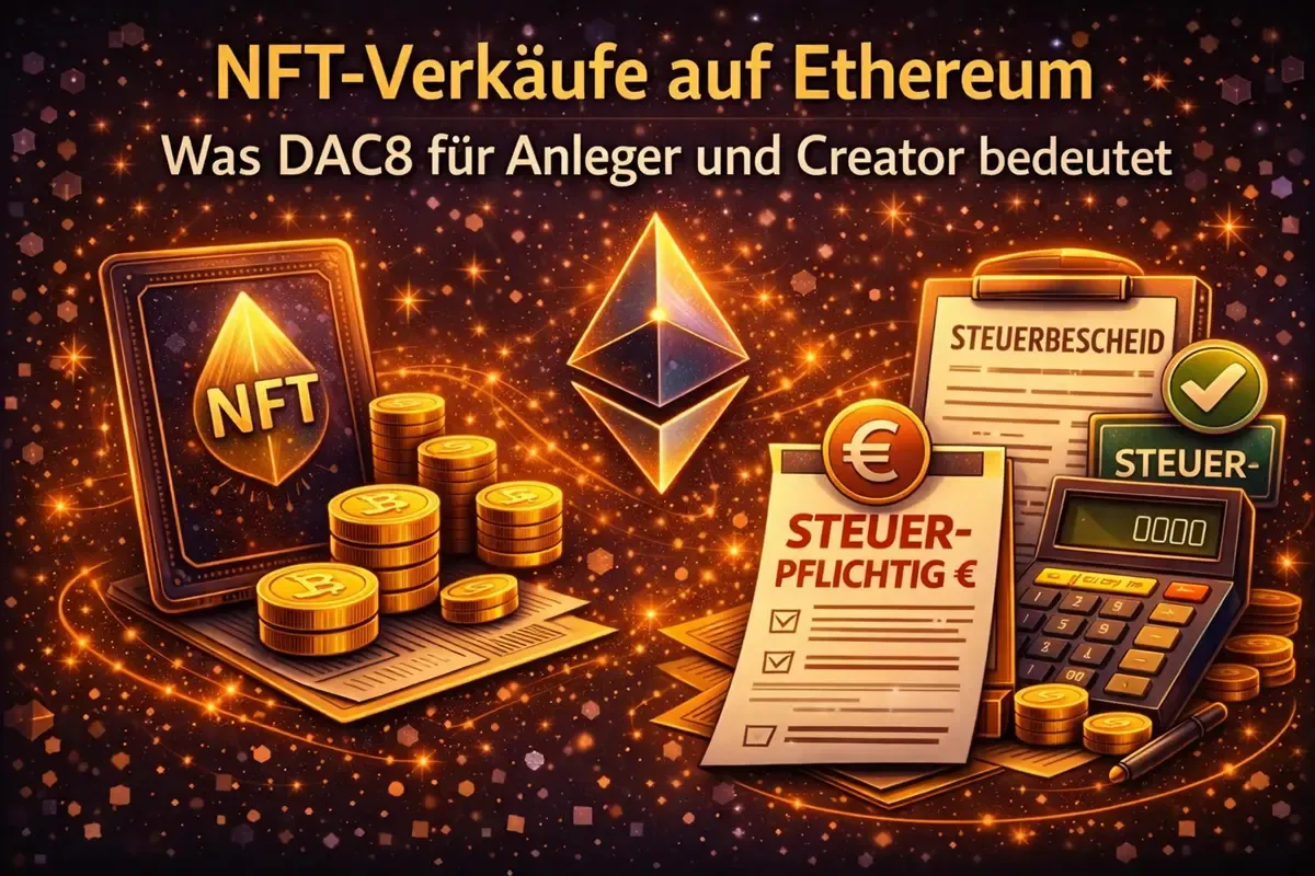 Featured image of NFT Steuern 2026: Was DAC8 für Ethereum bedeutet