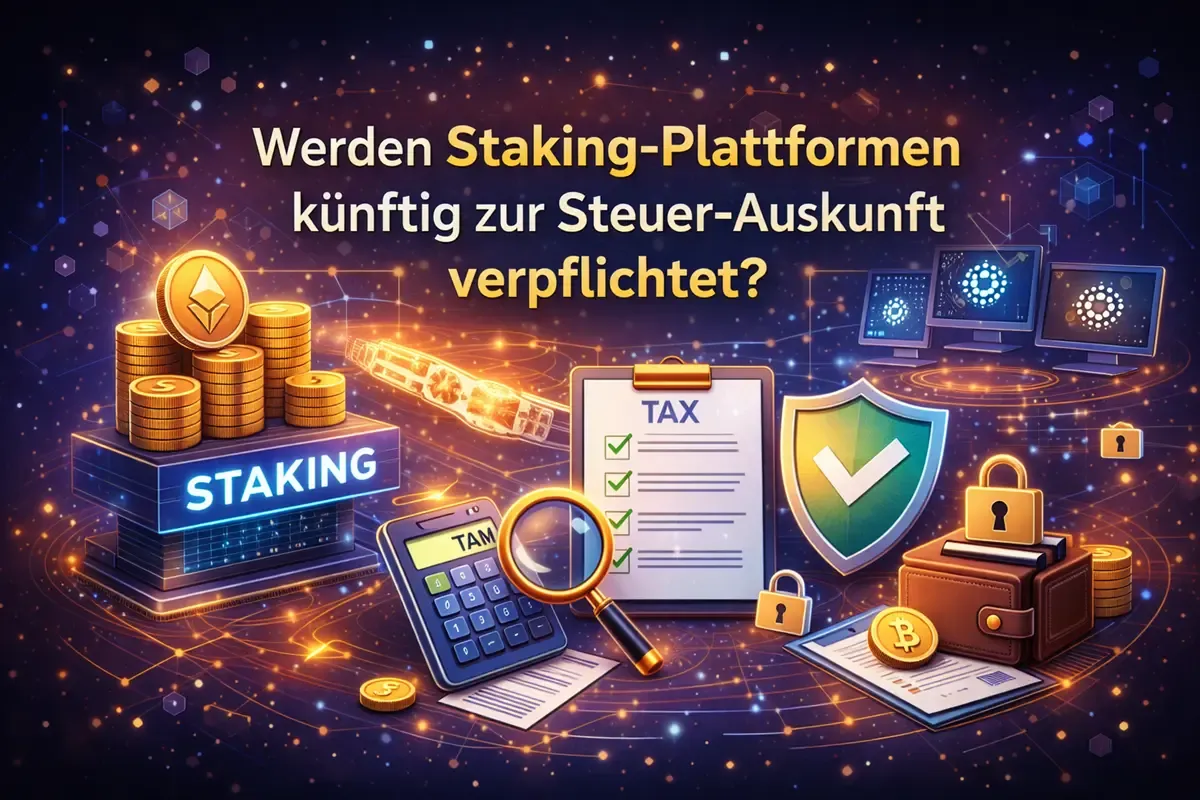 Featured image of Werden Staking-Plattformen künftig zur Steuer-Auskunft verpflichtet?