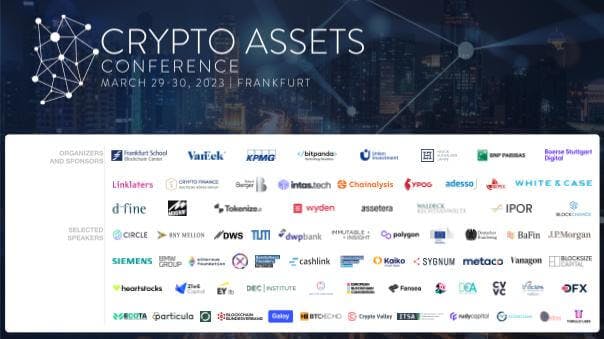 Crypto Assets Conference 2023A | Gratis Online Ticket fur CryptoTicker Leser!