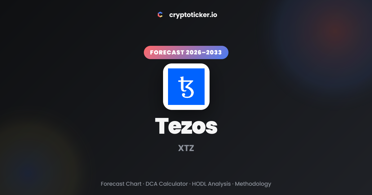 Tezos Price Prediction October 2026: XTZ Check | CryptoTicker.io