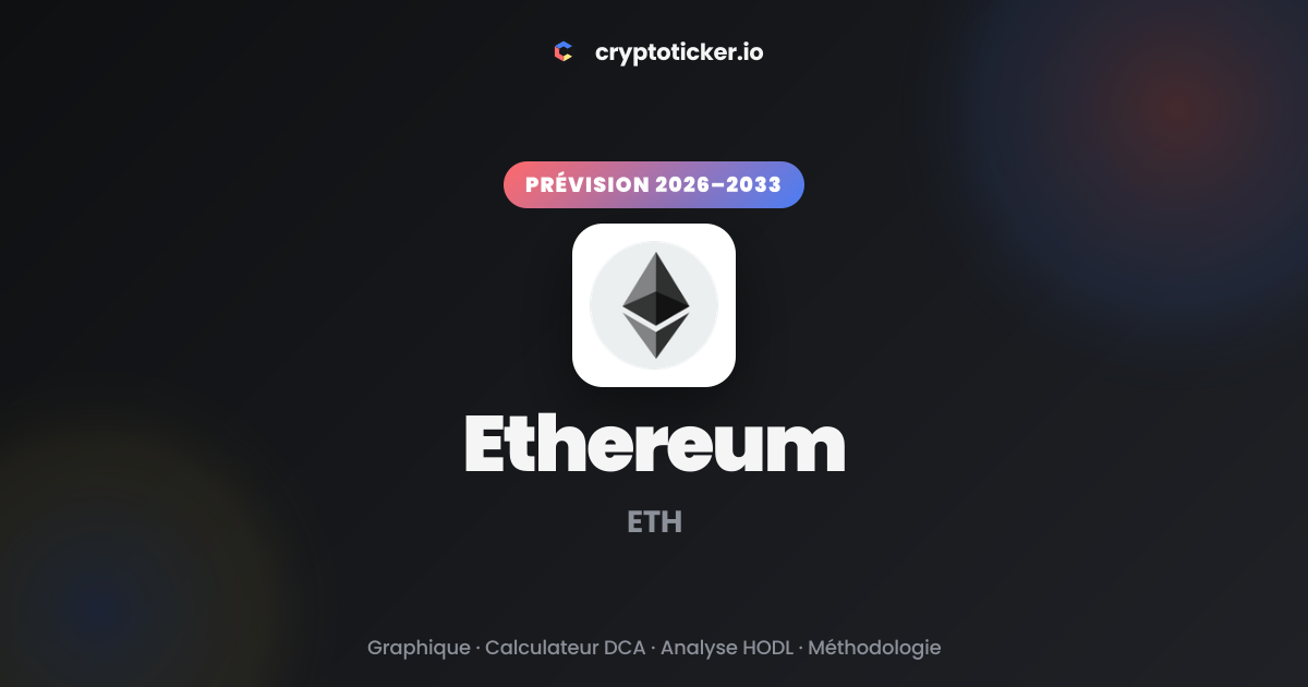 Prévision Ethereum octobre 2026 : cours de l’ETH du jour
